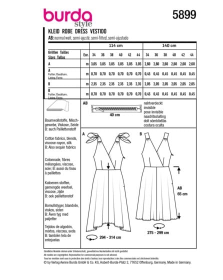 Robe n°5899 Printemps/Été 2023