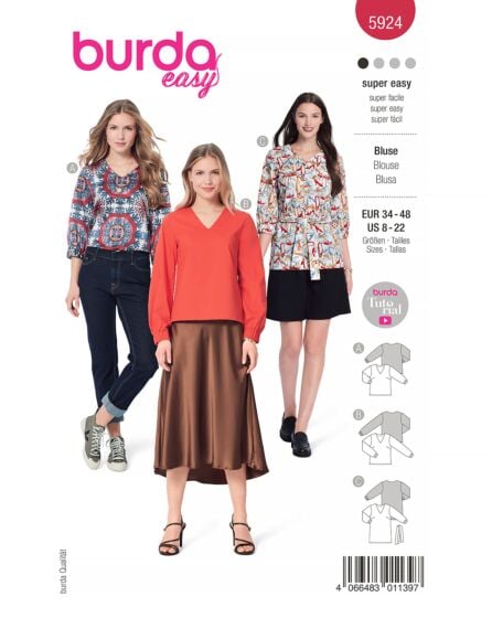 Blouse n°5924 Printemps/Été 2023