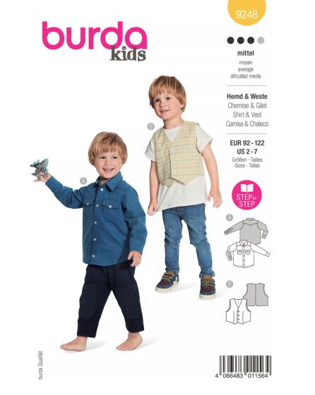 Chemise & gilet n°9248 Printemps/Été 2023