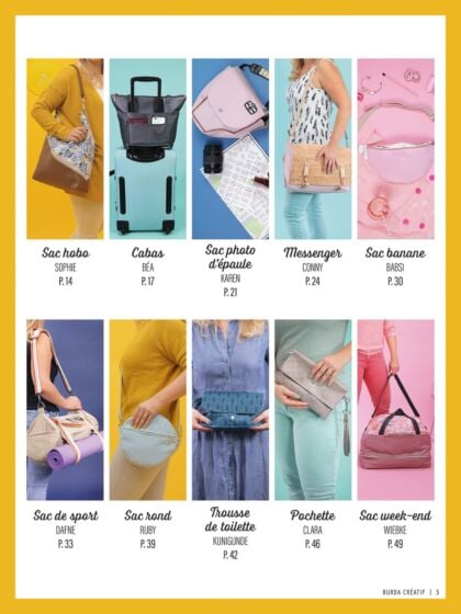 Burda Créatif "Je crée mon sac avec la communauté couture"