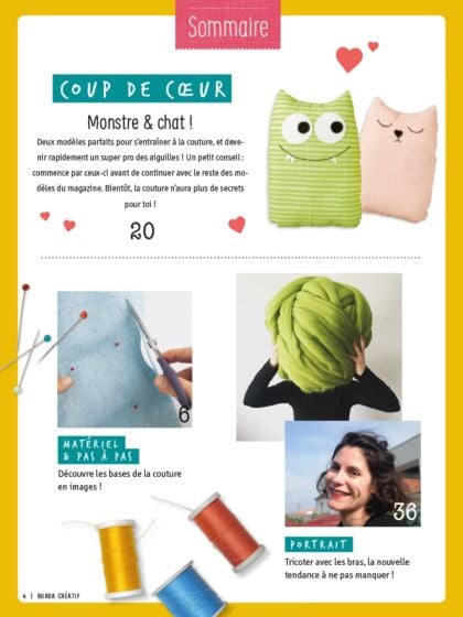 Burda Créatif "Ça y est, j'ai l'âge d'apprendre à coudre !"