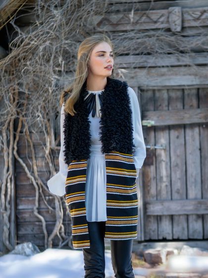 Gilet ethnique on sale