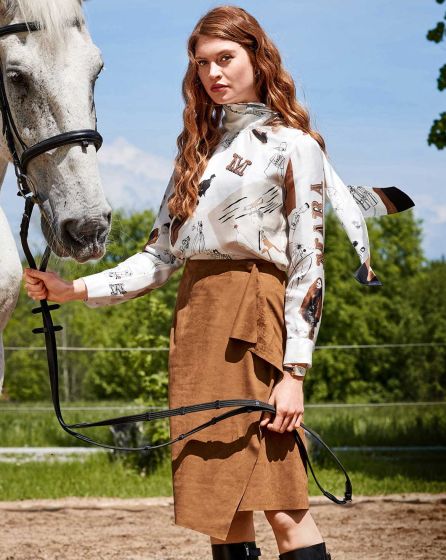Jupe en Cuir synth tique 110 Burda Style 10 19