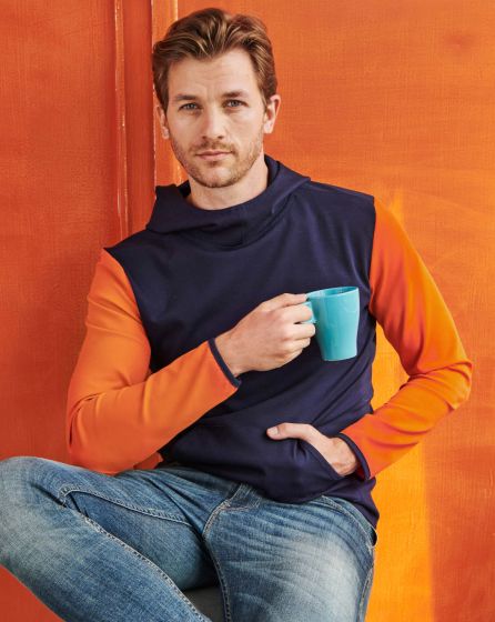 Sweat capuche pour homme en Jersey n 131 Burda Style 12 20