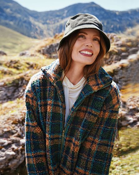 Veste en fourrure synthétique discount
