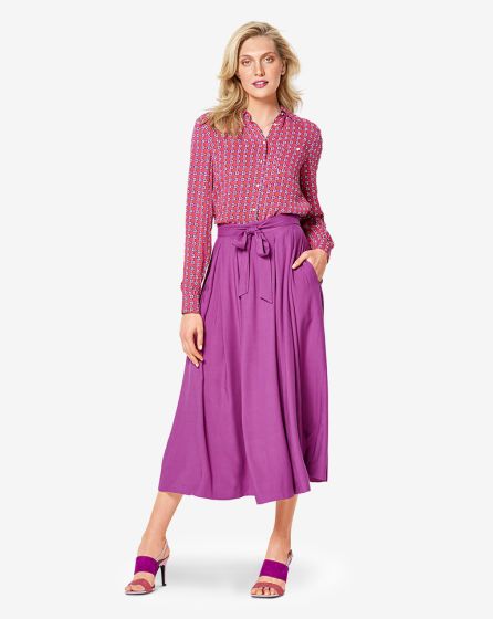 Jupe plis creux n 6341