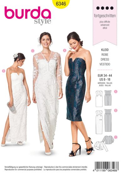 Burda robe online de soirée