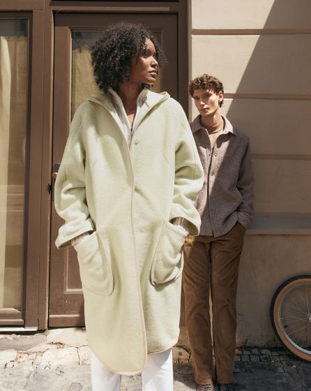Duffle coat en tissu duveteux n 124 Burda Style 12 23