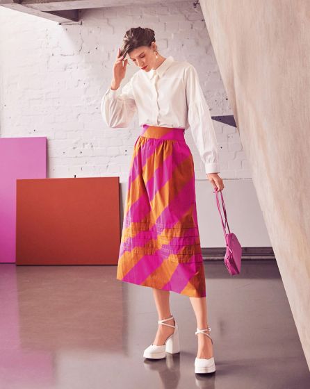 Jupe midi en coton n 106 Burda Style 02 24