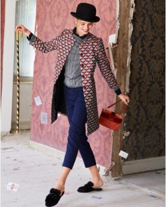 Manteau n°102 de Burda Style Décembre 2017