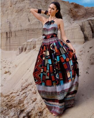 Maxirobe n°103 de Burda Style Avril 2017