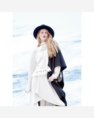 Pull à franges n°106 de Burda Style Janvier 2015