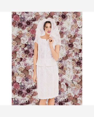 Robe de mariée en organza brodé n°109