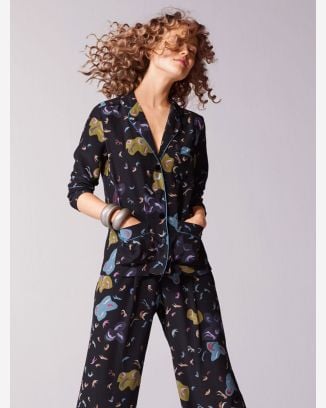 Veste de pyjama n°111 de Burda Style Janvier 2017
