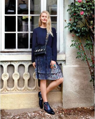 Robe n°111 de Burda Style Septembre 2017