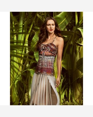 Top et robe dos nu n°111 de Burda Style Mars 2015