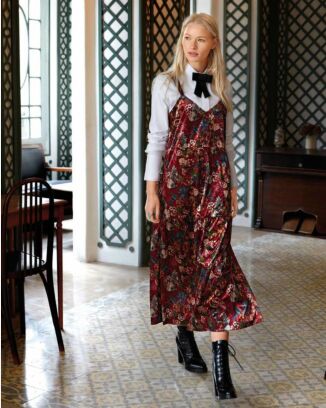 Robe à bretelles n°112 de Burda Style Septembre 2017