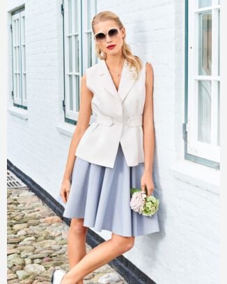 Jupe corolle n°112 de Burda Style Février 2017