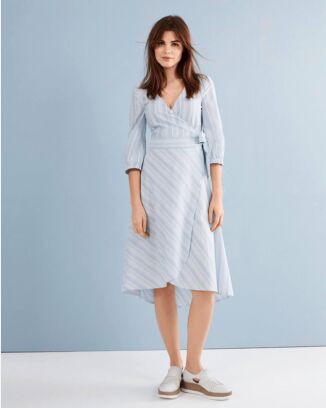 Robe porte-feuille n°112 de Burda Style Mai 2017