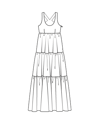 Maxi-robe en popeline n°113 | Burda Style 05/10