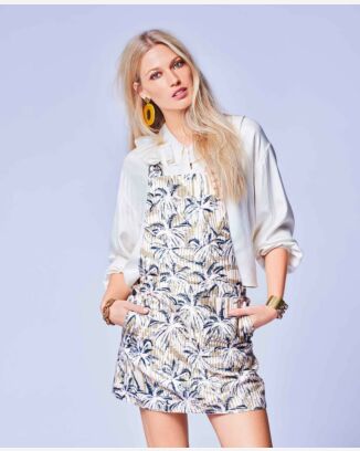 Jupe salopette n°115 de Burda Style Avril 2017