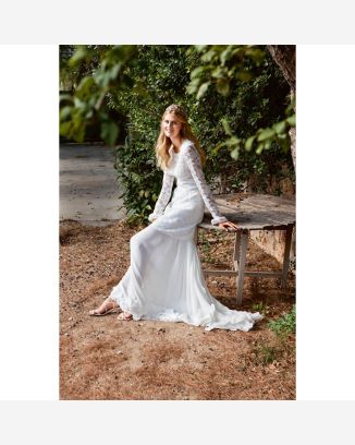 Robe de mariée n°117 de Burda Style Mars 2015