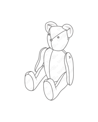 Nounours inséparable n°150 de Burda Style Aout 2016