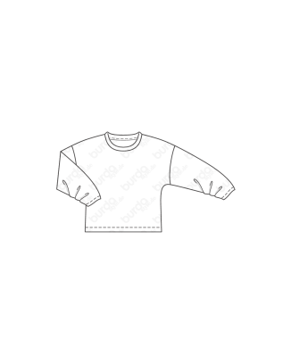 Sweat-shirt en jersey n°108 | Burda Style 09/18