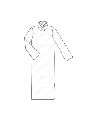 Robe en maille n°115 | Burda Style 10/18