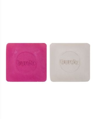 Craie tailleur rose + blanc