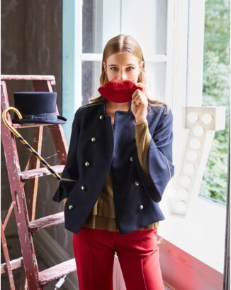 Veste d'uniforme n°118 de Burda Style Décembre 2017