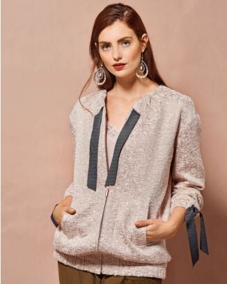Blouson long n°119 de Burda Style Février 2019
