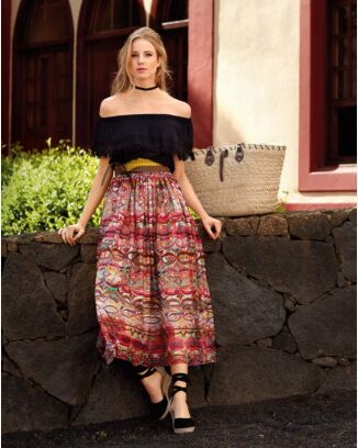 Jupe midi n°120 de Burda Style Mai 2017