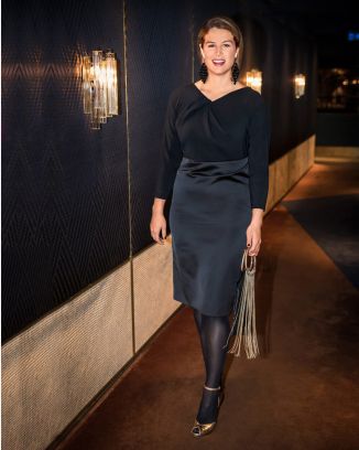 Robe de cocktail n°125 de Burda Style Décembre 2017