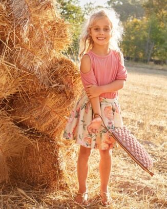 Jupe pour fillette n°127 de Burda Style Juin 2017