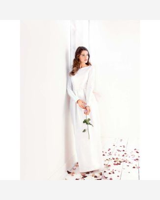 Robe de mariée avec nœud n°127
