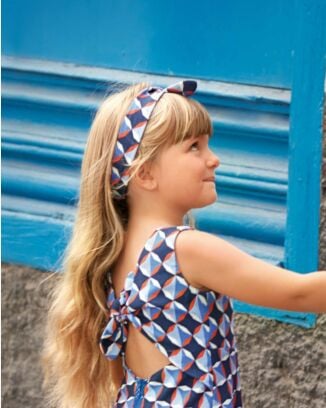 Bandeau de cheveux pour fillette n°129 de Burda Style Avril 2017