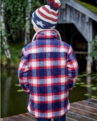 Caban enfant n°130 de Burda Style Décembre 2017