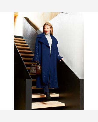 Manteau majestueux n°131 de Burda Style Janvier 2015