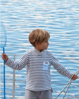 Marinière pour garçon n°132 de Burda Style Avril 2017