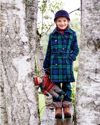 Trench coat pour enfant n°132 de Burda Style Décembre 2017