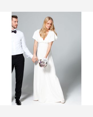 Robe de mariée n°132 de Burda Style Mars 2013