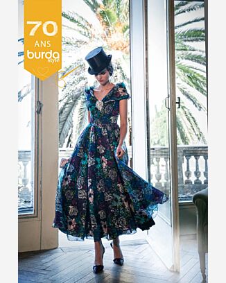 Robe de bal Fiore n°01 de Burda Vintage Automne Hiver 2014