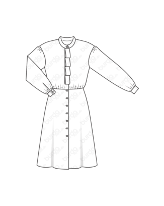 Robe en Viscose 101 | Burda Style 10/19