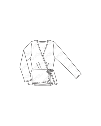 Chemisier en Knit fabric 107 | Burda Style 11/19