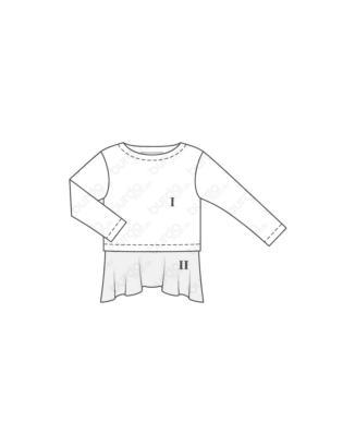 Pull-over en Knit fabric 108 | Burda Style 11/19