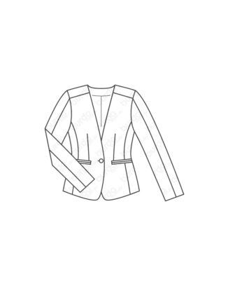 Blazer en Tissus Divers 113 | Burda Style 12/19