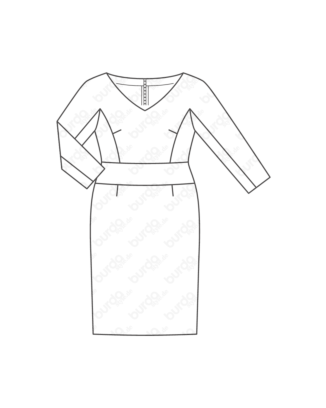 Robe en Satin 125 | Burda Style 12/19