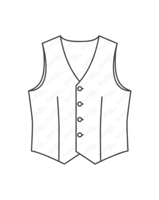 Gilet en Coton 129 | Burda Style 10/19