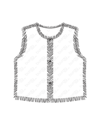 Gilet en Fourrure synthétique 131 | Burda Style 12/19